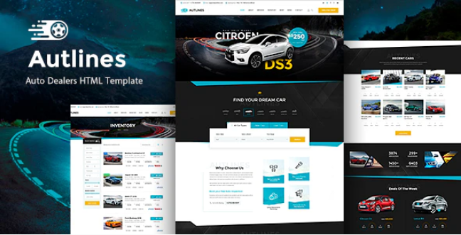 Autlines Autodealer HTML Template