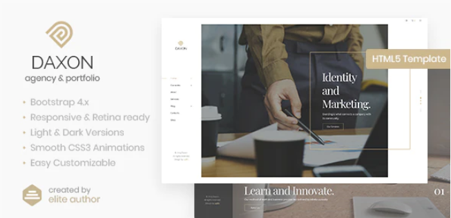 Daxon Agency Portfolio HTML5 Template