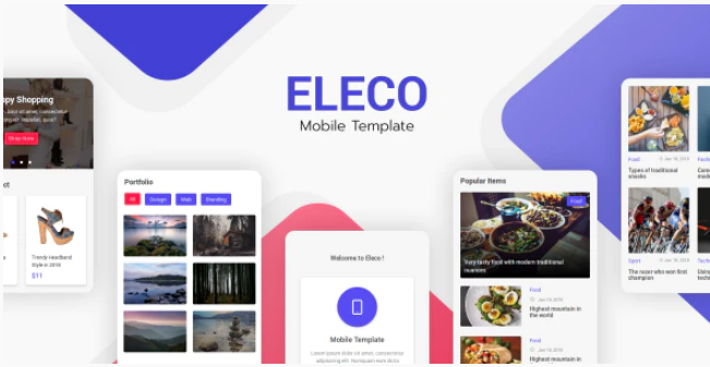 Eleco Mobile Template