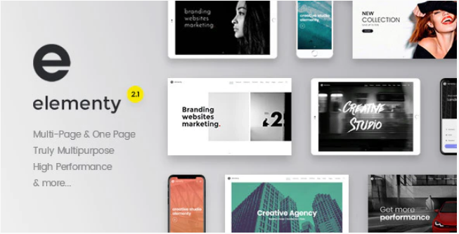 Elementy Multipurpose One Multi Page Template