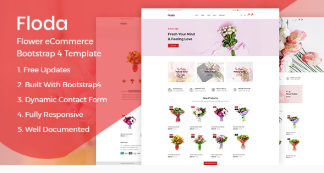 Floda – Flower Store HTML Template