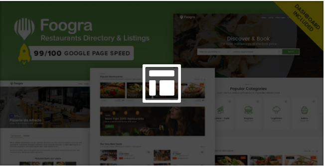 Foogra Restaurants Directory Listings Template