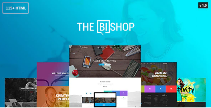 Bishop Multi Purpose One Multi Page HTML Template