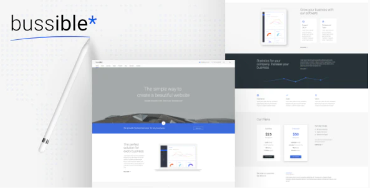 Bussible Soft Material Corporate Finance Startup HTML Template