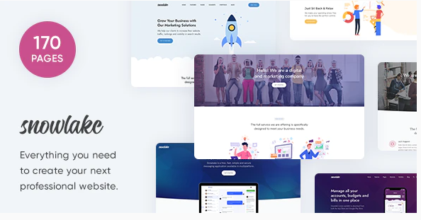 Snowlake Creative Business Startup Template