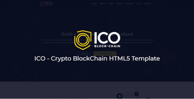 ICO Crypto BlockChain HTML5 Template