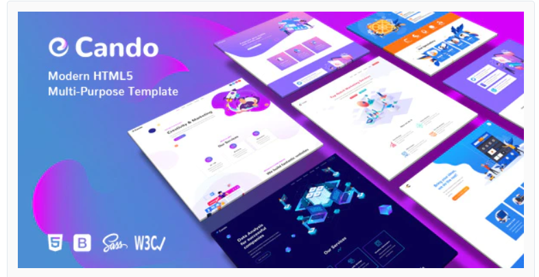 Cando Creative Multi Purpose HTML Template