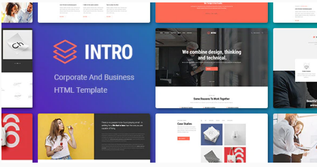 INTRO Corporate And Business HTML Template