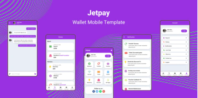 Jetpay Wallet Mobile Template