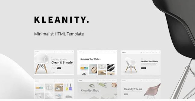 Kleanity Minimalist HTML Template Creative Portfolio