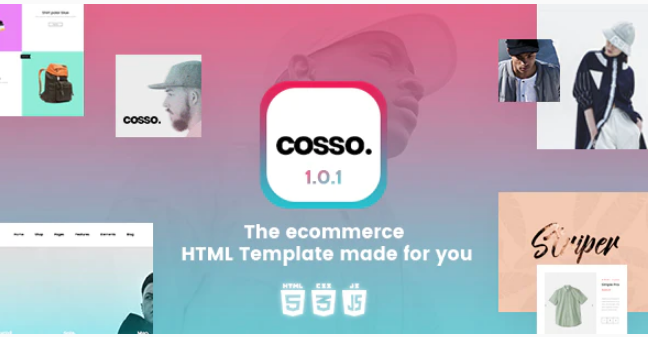 Cosso Clean Minimal Responsive HTML Template