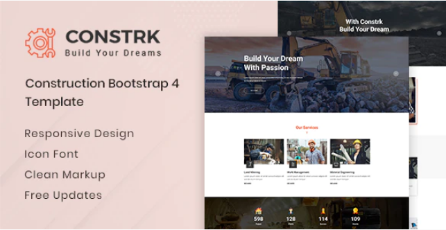 Constrk Construction HTML Template