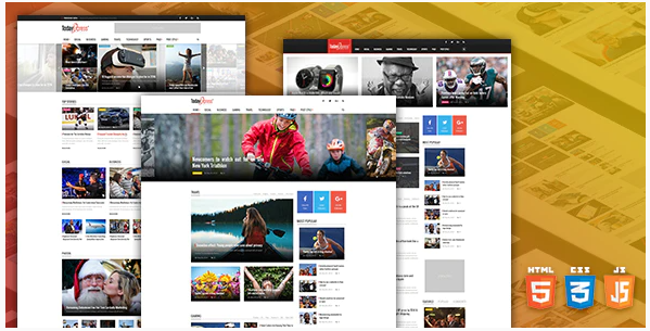 TodayExpress – News Magazine HTML Template