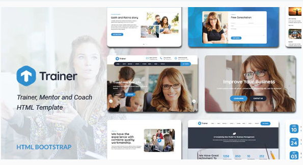 Trainer Trainer Mentor and Coach HTML Template