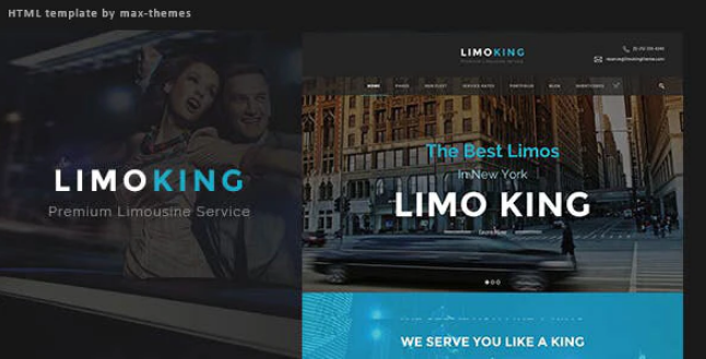 Limo King Car Hire Template