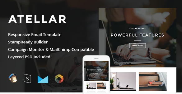 Atellar Responsive Email StampReady Builder