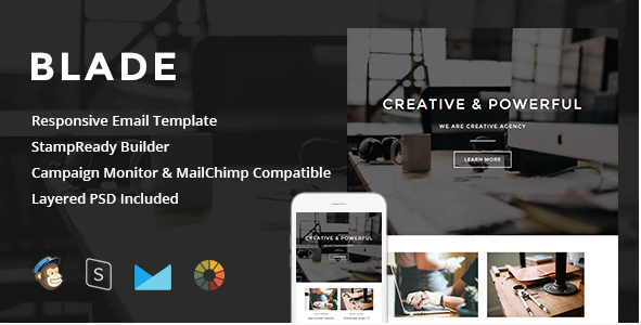 Blade Responsive Email StampReady Builder