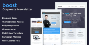 Boost Corporate B2B Newsletter Online Builder Access