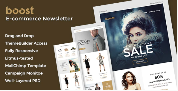 Boost E commerce Newsletter Online Builder Access