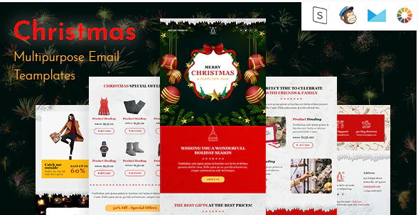 Christmas Responsive Email Template Online Builder