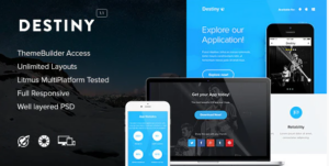 Destiny Responsive Email Themebuilder Access