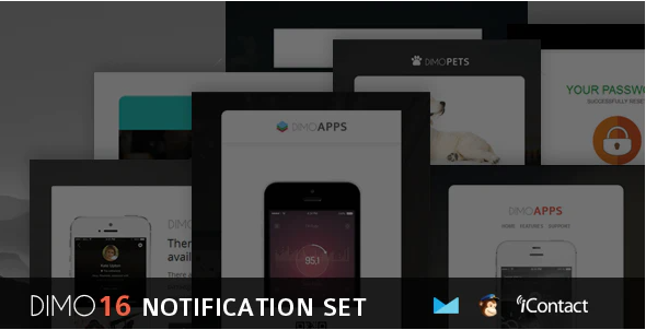 Dimo 16 Email Notification Template Set Online Access