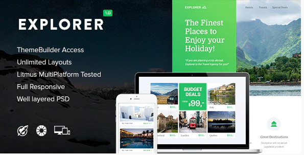 Explorer Responsive Email Themebuilder Access