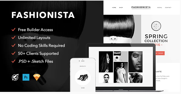 Fashionista Responsive Email Themebuilder Access