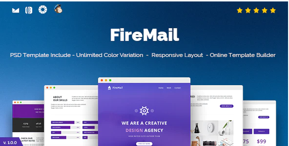 FireMail Responsive Email Online Template Builder