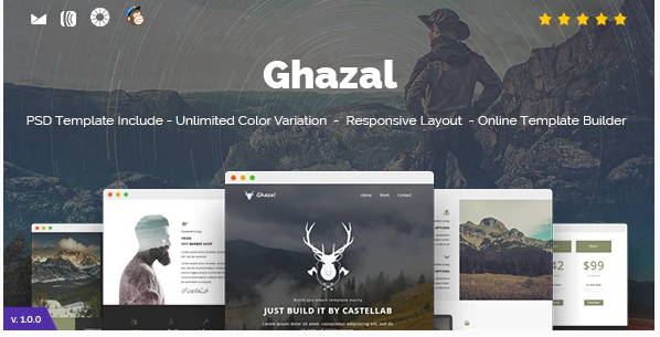 Ghazal Responsive Email and Newsletter Template