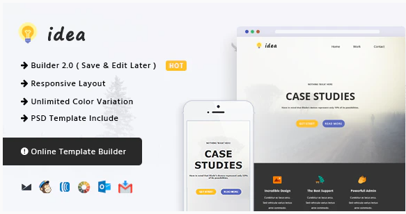 Idea Responsive Email and Newsletter Template