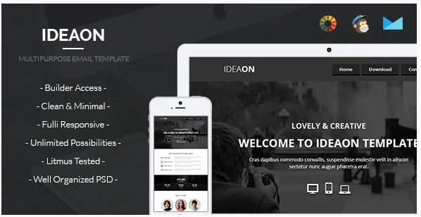 IdeaOn Design Agency Email Template Builder Access