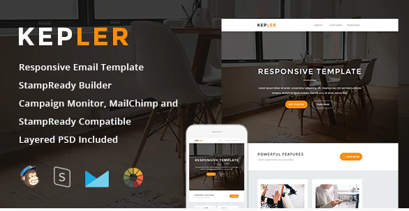 Kepler Responsive Email StampReady Builder