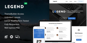 Legend Video Email optional Themebuilder