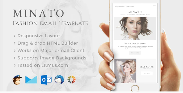 Minato Fashion Email Template Builder Access