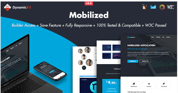 Mobilized Responsive Email Online Template Builder