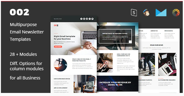 002 Multipurpose Email Newsletter Template