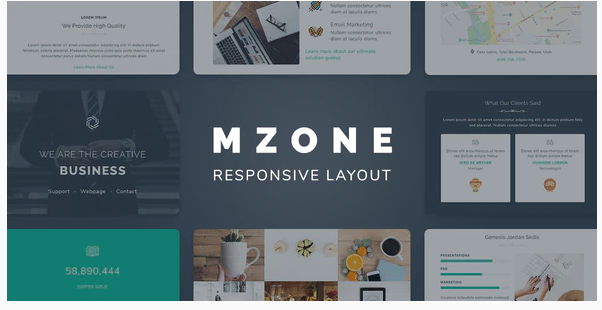 Mzone Responsive Newsletter Email Template For Business