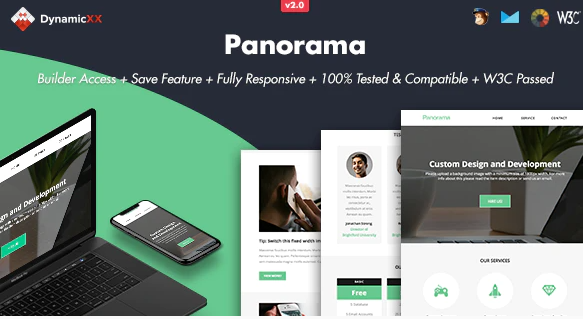 Panorama Responsive Email Online Builder