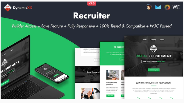 Recruiter Responsive Email Online Builder