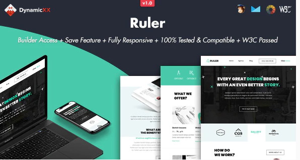 Ruler Responsive Email Online Template Builder