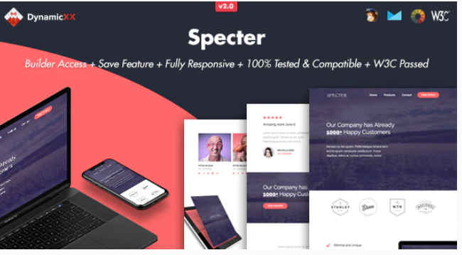 Specter Responsive Email Online Template Builder