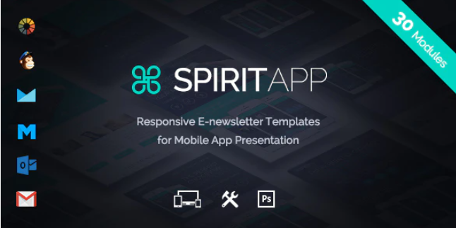 SpiritApp Multipurpose Mobile App E Newsletter Builder Access