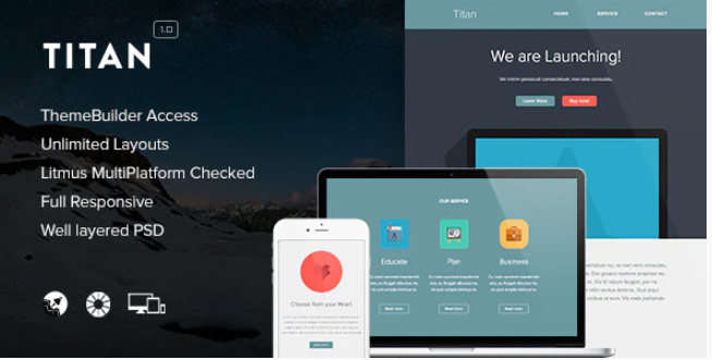 Titan Responsive Email Themebuilder Access