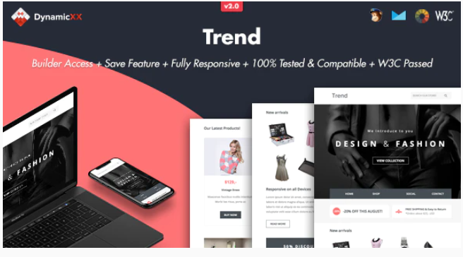 Trend Responsive Email Online Template Builder