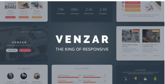 Venzar Responsive Clean Email Template