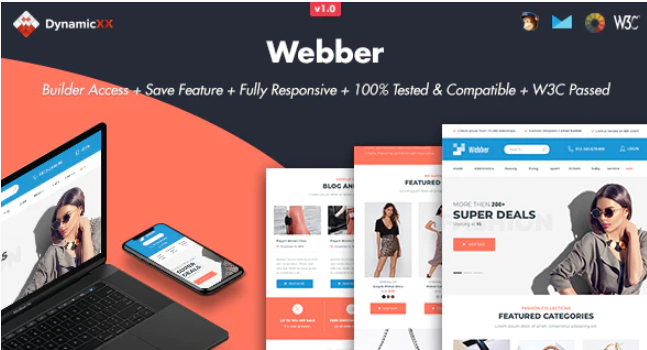 Webber Responsive Email Online Template Builder