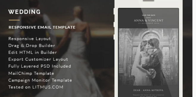 Wedding Invitation Email Template Builder Access