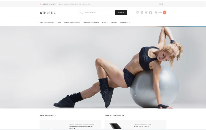 Athletic Sports Store WooCommerce Theme