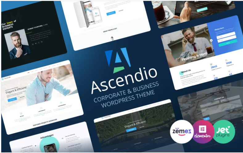 Ascendio Corporate Business WordPress Theme